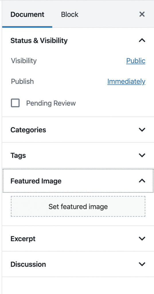 Set a featured image for your post to create an article library with visually stunning content